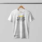 Free-T-Shirt Mockup On Hanger