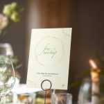 Free Table Number, Menu Mockup PSD