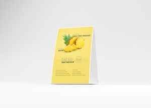 Free Table Tent Mockup