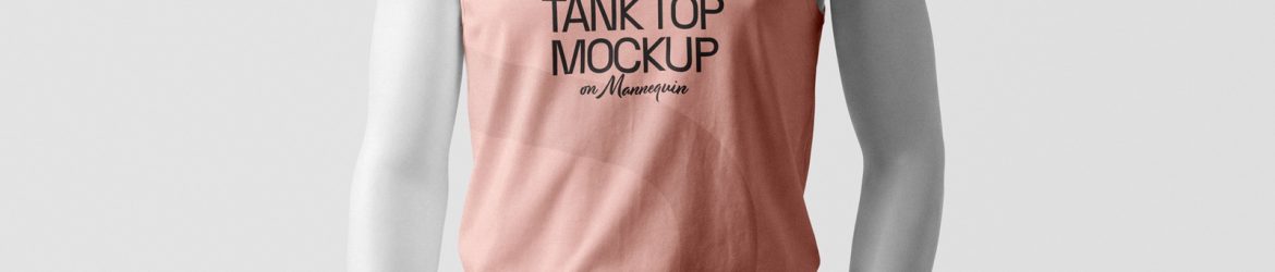 Free Tank Top Mockup on Mannequin