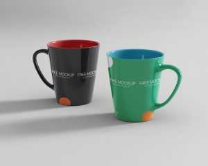 Free TAPERED Mug PSD Mockup