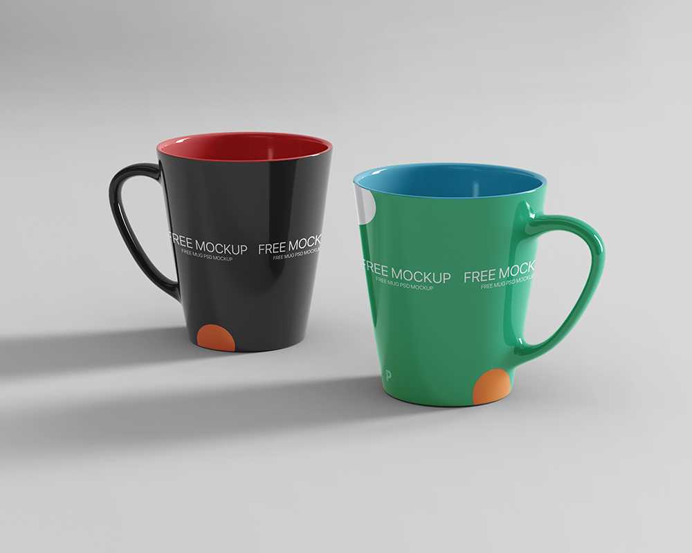 Free TAPERED Mug PSD Mockup