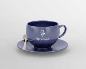 Free Tea Cup Mockup PSD for Branding