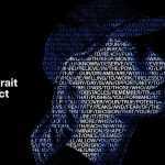 Free Text Portrait Photo Effect PSD Mockup