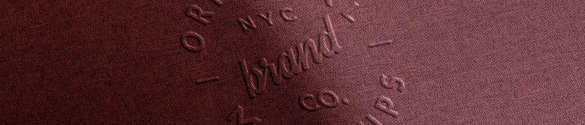 Free Textile Embossing Logo Mockup PSD - Free Photoshop Files | PsFiles