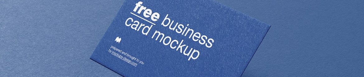 Free Textured Paper Business Card Mockup 5 PSD Set
