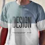 Free Textured T-shirt Mockup Men
