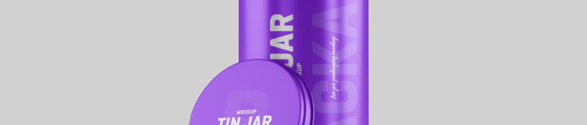Free Tin Jar Packaging Mockup Free Tin Jar Packaging Mockup