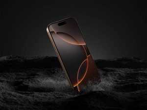 Free Titanium iPhone 16 Pro Mockup