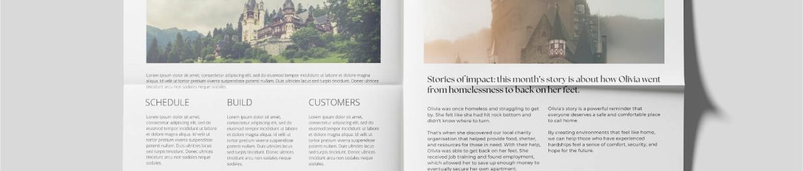 Free Title and Inner Pages Newspaper Mockup PSD Set