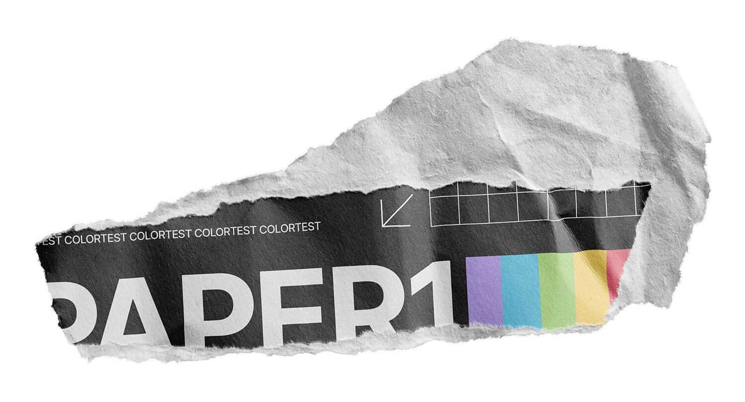 Free Torn Paper Piece Mockup PSD