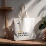 Free Tote Canvas Bag Mockup PSD