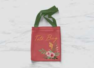 Free Tote Cloth Shopping Bag Mockup 2 PSD Set