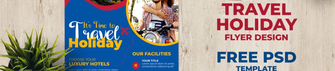 Free Tour Travel Agency Flyer Template PSD