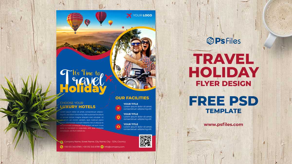 Free Tour Travel Agency Flyer Template PSD