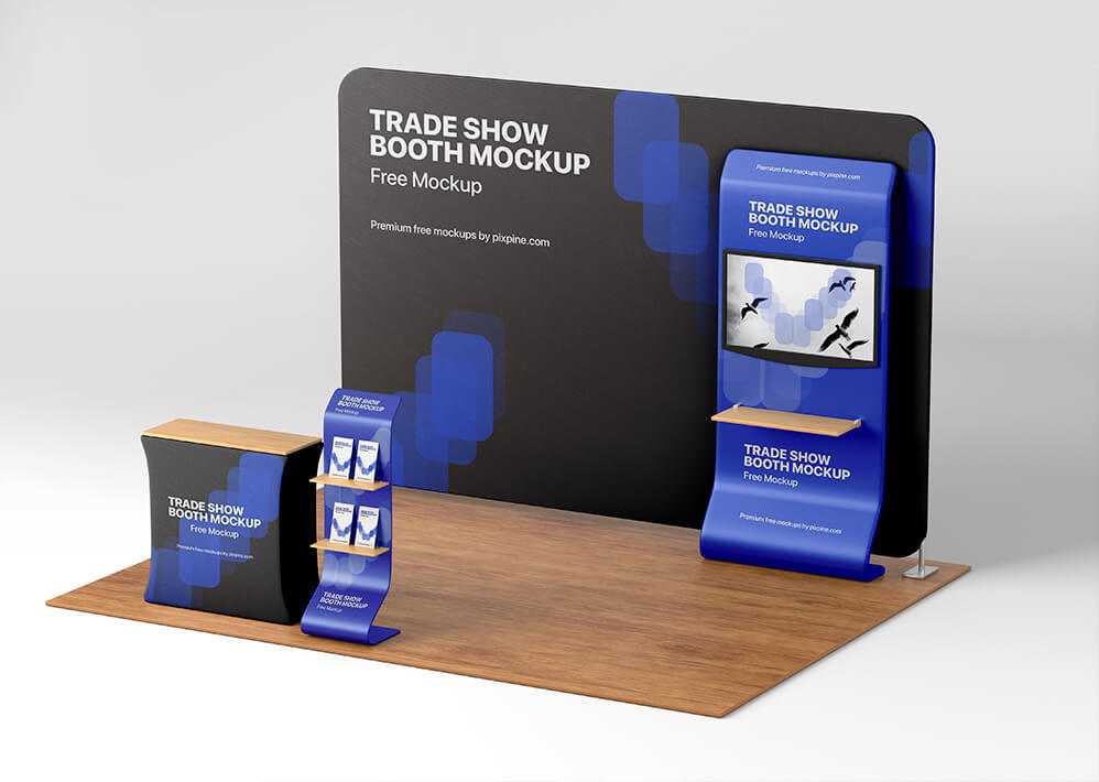 Free Trade Show Booth Mockup PSD