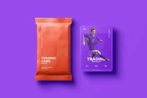 Free Trading Card Mockup PSD – Realistic & Editable