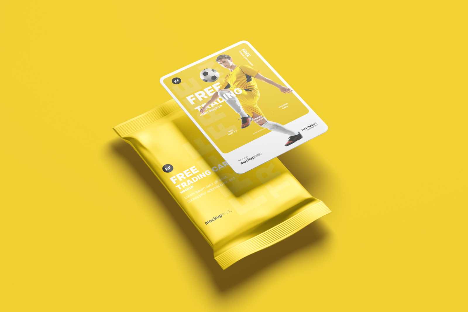 Free Trading Card Mockup