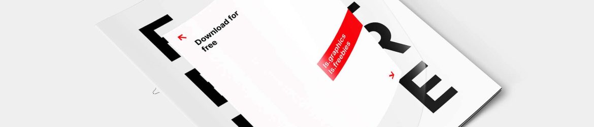 Free Transparent Cover A4 Brochure Mockup PSD