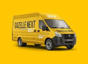 Free Transporter Panel Van Mockup Vehicle Sign Branding