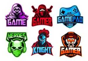 Free Trending Gaming Clan Mascot Logo Design Template PSD, Ai, EPS files