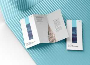 Free Trifold DL Brochure Mockup PSD - Free Photoshop Files
