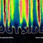 Free Trippy Liquid Distort Text Effect PSD