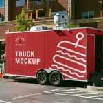 Free Truck Trailer Mockup - Free PSD Download Free Truck Trailer Mockup