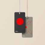 Free Two Apparel Tags Mockup PSD