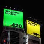 Free Two Big Billboards Mockup