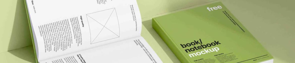 Free Two Books Mockup PSD PsFiles