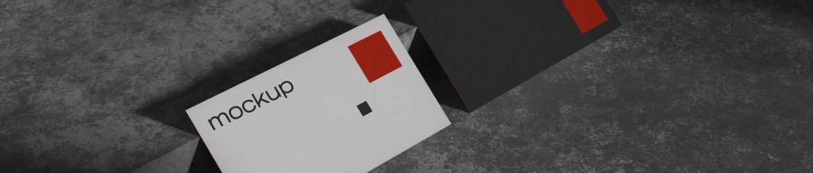 Free Two Business Cards Mockup PSD PSD