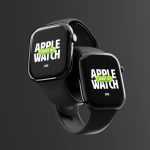 Free Two Floating Apple Watch Series 10 Mockup PSD