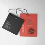 Free Two Label Tag Mockup PSD Branding