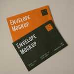 Free Two Lying Paper Envelope Mockups - Free PSD Download Free Two Lying Paper Envelope Mockups