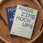 Free Two Magazine Cover PSD Mockups