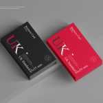 Free UK Standard 85×55 mm Stacked Business Card Mockup PSD - Free Photoshop Files