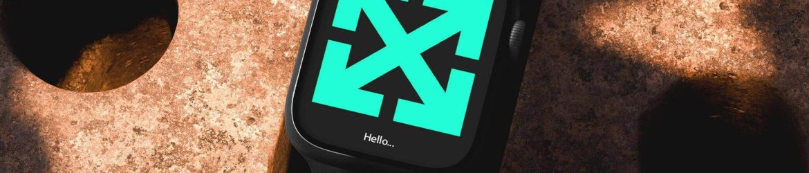 Free Urban Brick Apple Watch Mockup PSD