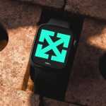Free Urban Brick Apple Watch Mockup PSD