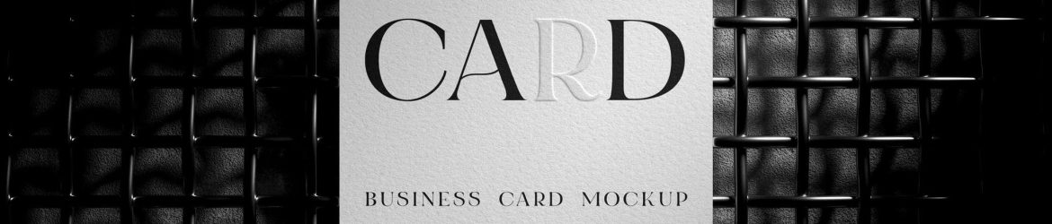 Free Urban Business Card Mockup PSD