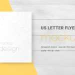 Free US Letter Flyer PSD Mockup