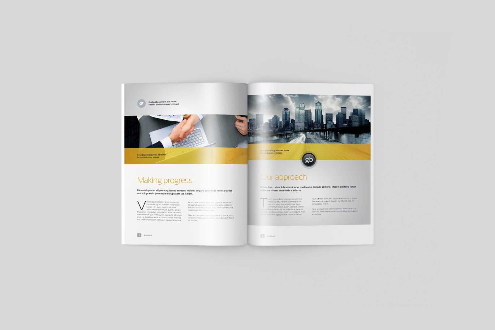 Free US Letter Magazine Mockup