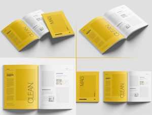 Free US Letter Magazine Mockups PSD set