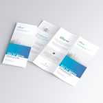 Free US Letter Trifold Brochure Mockup