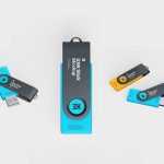 Free USB Memory Stick Mockup 3 PSD Set