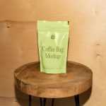 Free Vertical Coffee Bag on Stool Mockup