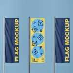 Free Vertical Flag Mockup - Free PSD Download Free Vertical Flag Mockup
