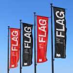 Free Vertical Pole Flag Banners Mockup PSD - Free PSD Download Free Vertical Pole Flag Banners Mockup PSD