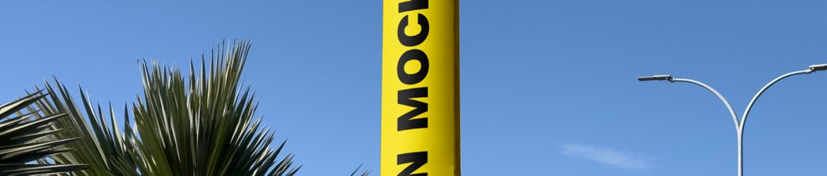 Free Vertical Sign Mockup