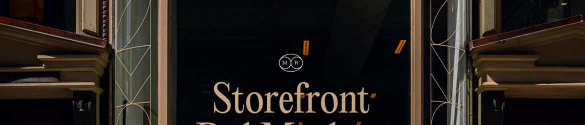 Free Vertical Storefront Mockup